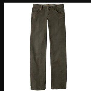Prana Canyon Cord Pant Cargo Green Wms -8 W4CANY311